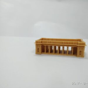 3D printed miniature model of Princep Ghat showcasing Kolkata's architectural heritage.